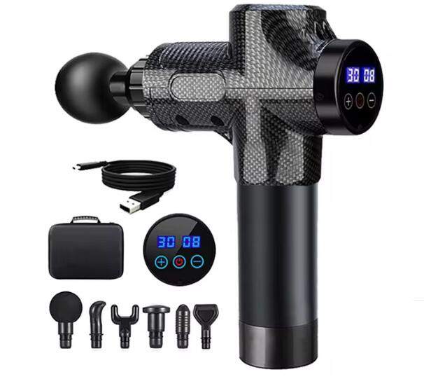 Pistola de Masaje Muscular Recargable Merach 20 Velocidades