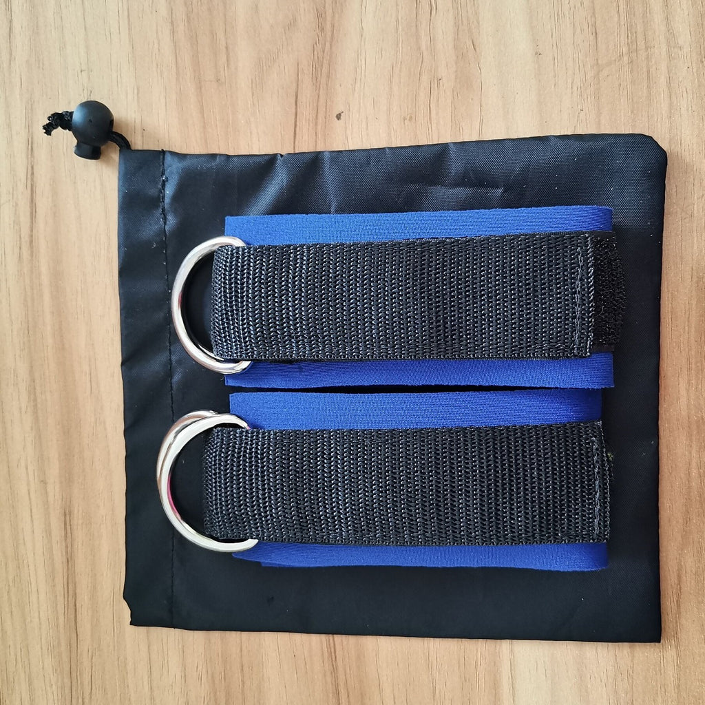 Bandas de resistencia con correa de tobillo para entrenamiento de piernas